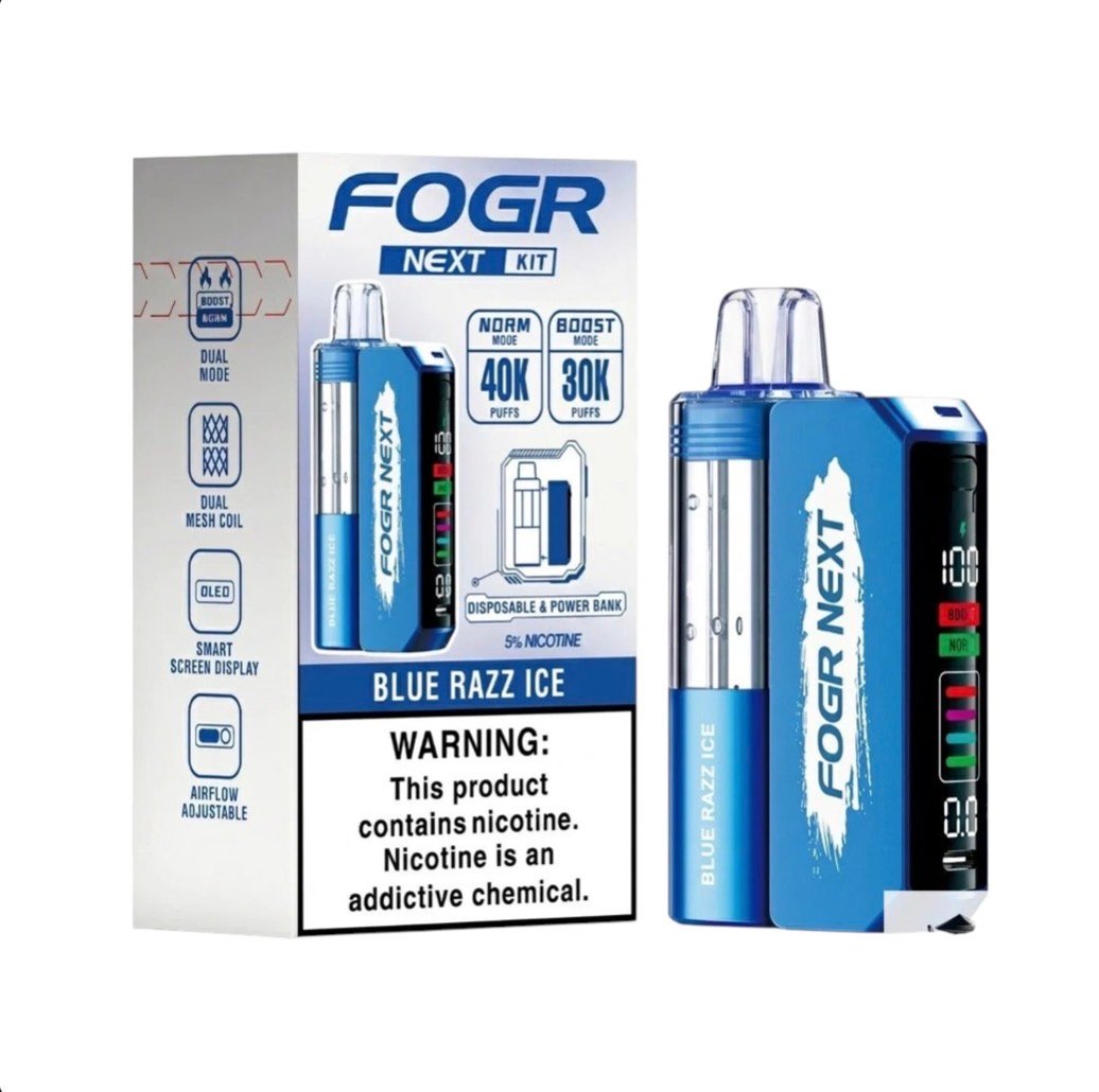 Foger kit Blue Raz Ice 40 k